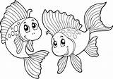 Goldfish coloring pages  40 Printable sketch template