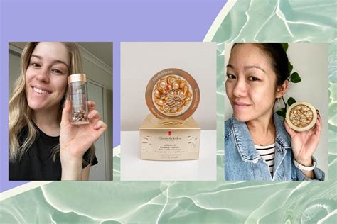 We tried the Elizabeth Arden skincare capsule serums.