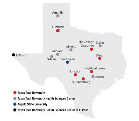 Texas Tech University Campus Map - Map