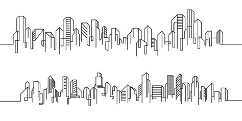 City Building Line art Vector Illustration template 3316826 Vector Art at Vecteezy