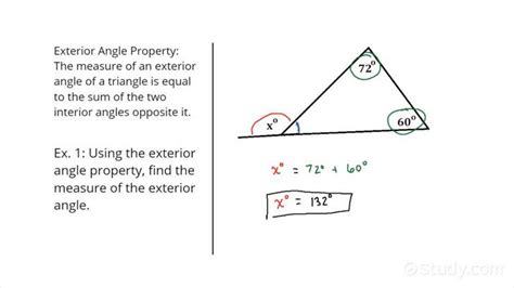 Exterior Angle Of A Triangle