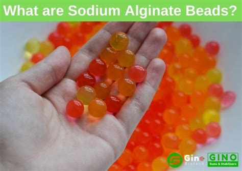 The Ultimate Guide to Sodium Alginate Beads - Gino Gums