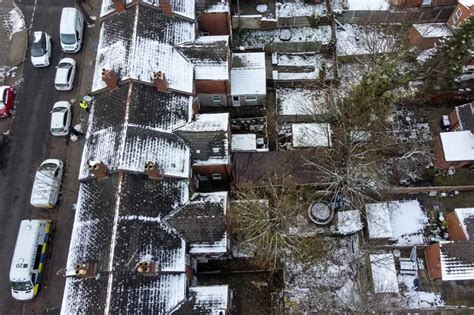 Aerial view as Handsworth search enters fourth day after police tipped off about child's death ...