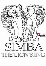 Simba From Lion King Coloring Pages sketch template