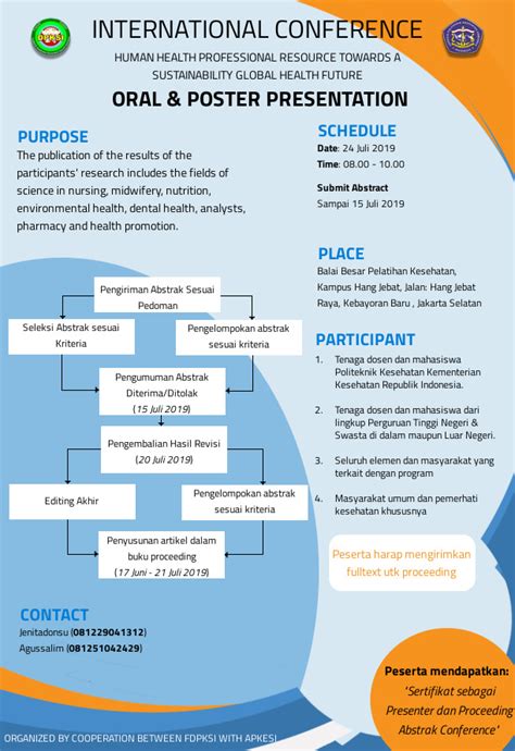 ORAL & POSTER PRESENTATION Flyer – International Conference 2019