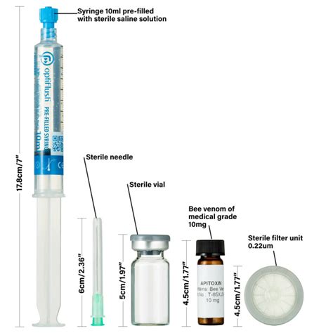 Make bee venom solution easy with the Apitherapy Kit