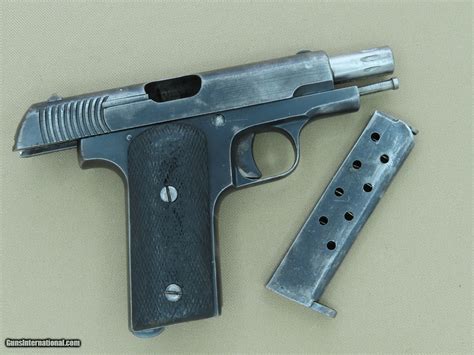 WW1 Vintage French Military Model 1914 Ruby .32 ACP Pistol by the Alkartasuma Firm in Spain ...