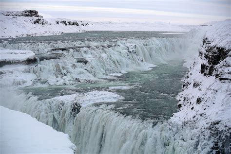 Gullfoss waterfall - the loudest and coldest place I've ever been Gullfoss Waterfall, Winter ...