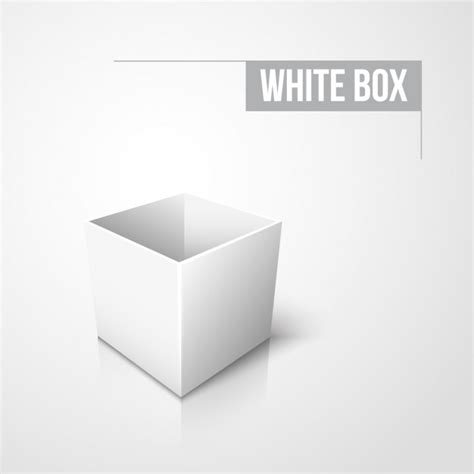 Free Vector | White empty box design