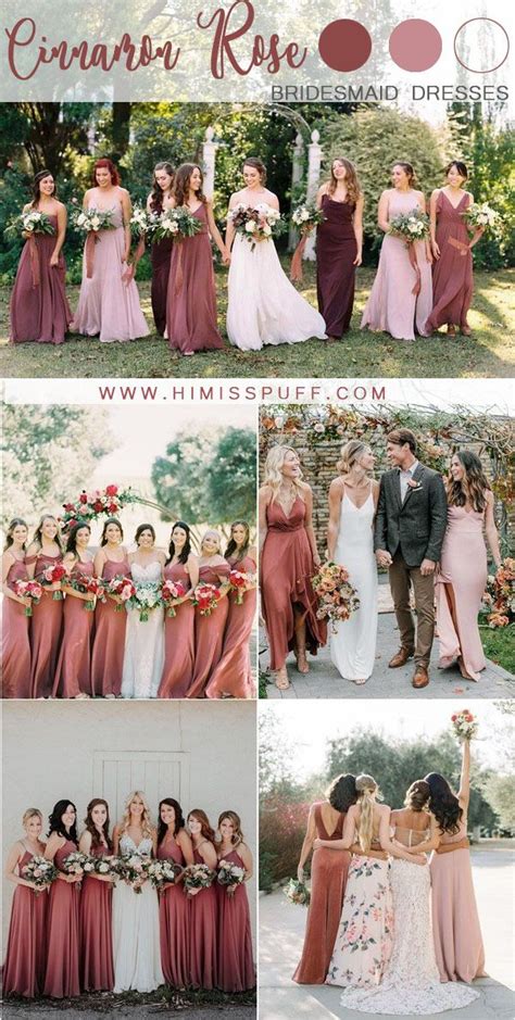 20 Trendy & Romantic Cinnamon Rose Wedding Color Ideas | Dusty rose ...