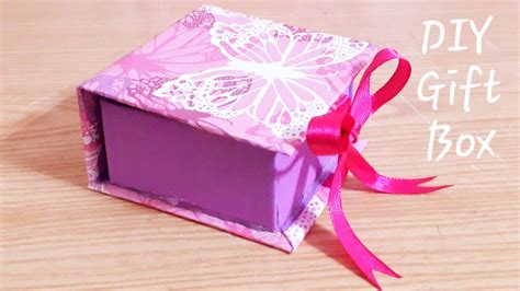 DIY Gift Box | Paper Crafts | Cardboard Crafts | Handmade Gift Ideas | Gift Box Making at Home ...