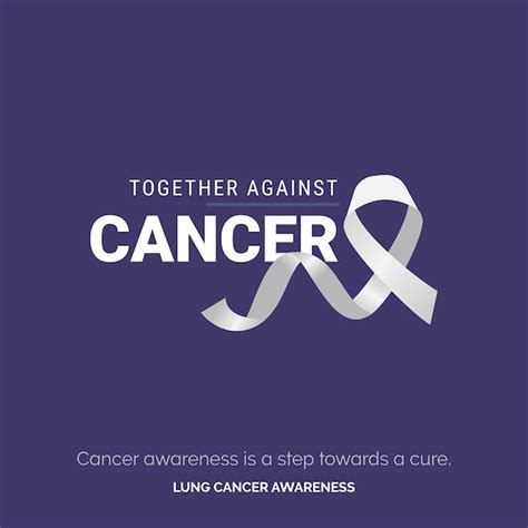 Free Vector | Artistry for a Cause Lung Cancer Awareness Posters