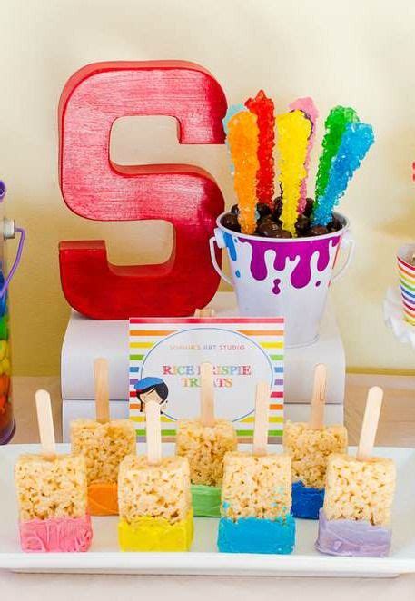 Arts & Crafts Birthday Party Ideas | Photo 13 of 19 | Painting birthday ...