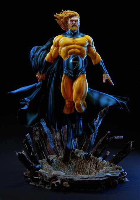 Marvel Sentry Figure for 3D Print Breakdowns by Daniel Bel – zbrushtuts