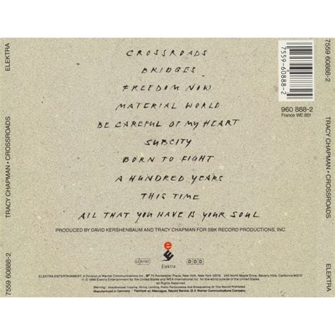 Crossroads - Tracy Chapman mp3 buy, full tracklist