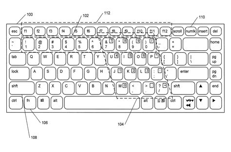 Patent US8339294 - Illuminating primary and alternate keyboard symbols - Google Patents