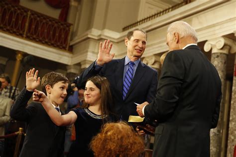 Joe Biden final Senate swearing-in: Jokes, smiles, and selfies