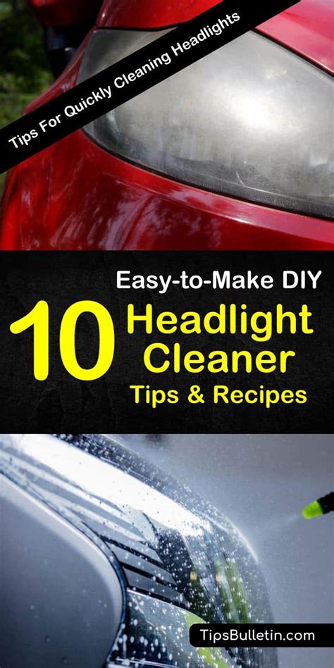 10 Easy-to-Make Headlight Cleaner Recipes