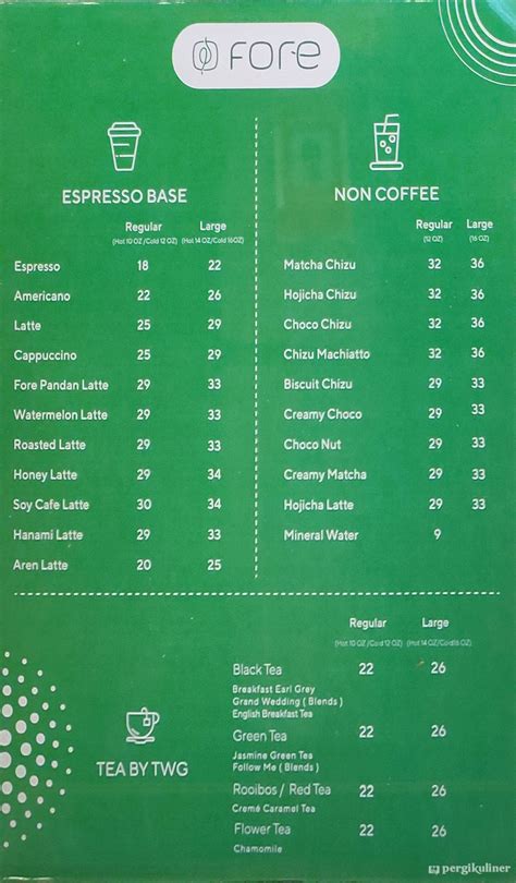 Selalu diperbarui! Menu Fore Coffee, Wonokromo, Surabaya