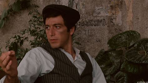 Al Pacino's character, Michael Corleone, hides out in the countryside ...