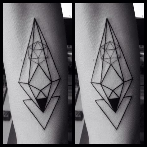 Water geometrical element | Tatuering