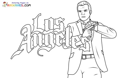 Los Angeles Coloring Pages