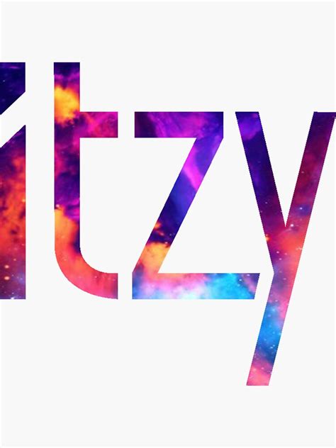 "ITZY Logo Abstract" Sticker for Sale by kpopbuzzer | Redbubble