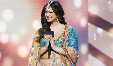 Harnaaz Sandhu picked a regal lehenga for her final walk as Miss Universe 2021