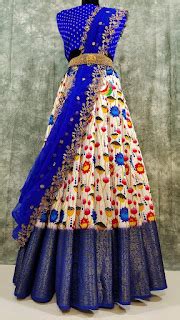 Pattu half saree designs