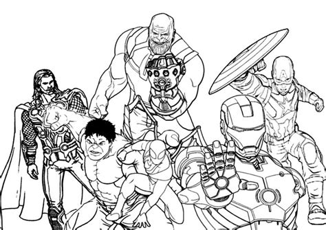 Excellent Infinity War Coloring Pages Pdf - Coloringfolder.com ...