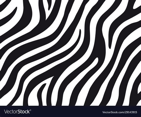 Zebra stripes seamless pattern Royalty Free Vector Image