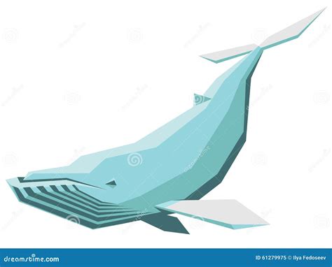 Humpback whale stock vector. Illustration of diving, mammal - 61279975