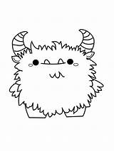 Cute Monsters Coloring Pages  Home sketch template