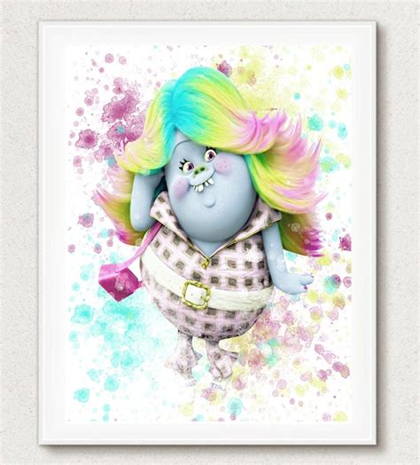 Lady Glitter Sparkles Trolls Bridget Bridget Art Bridget - Etsy