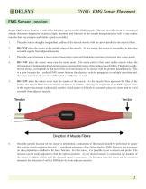 EMG Sensor Placement - Delsys - PDF Catalogs | Technical Documentation