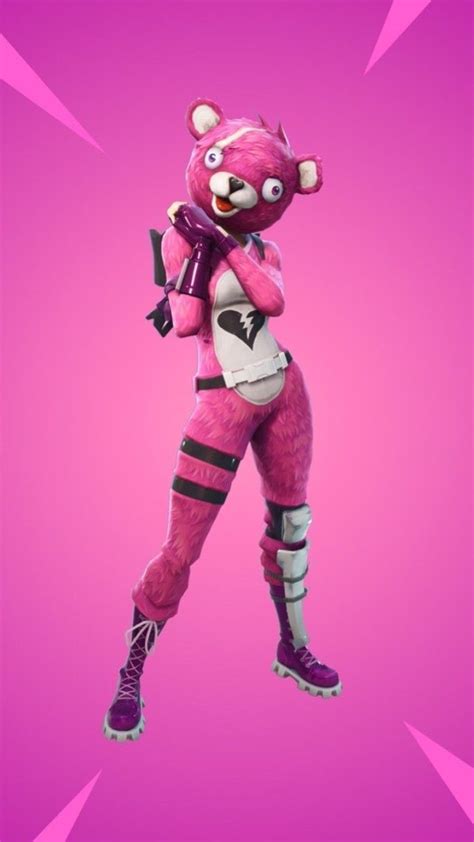 Cuddle Leader from Fortnite Pink Bear | Personajes de videojuegos ...