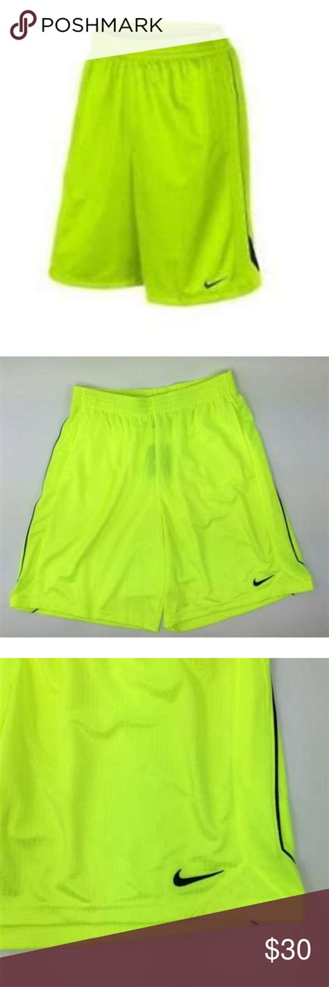 Nike Mens Basketball Shorts Size XL Neon Yellow Nike Mens Basketball ...