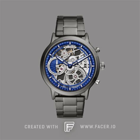 Waldhoff - Waldhoff Paragon Damascus - watch face for Apple Watch, Samsung Gear S3, Huawei Watch ...
