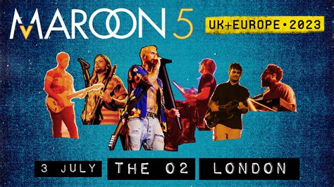 Maroon 5 concert in London | UK + Europe Tour 2023 - 14 JUN 2023