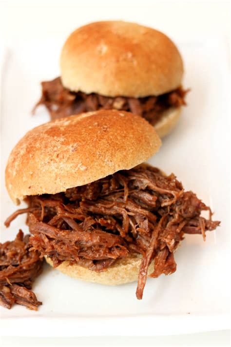 Instant Pot BBQ Beef Sandwiches - 365 Days of Slow Cooking and Pressure Cooking