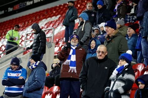 Reading fans at Rotherham - pictures by Eddie Greville - football.london