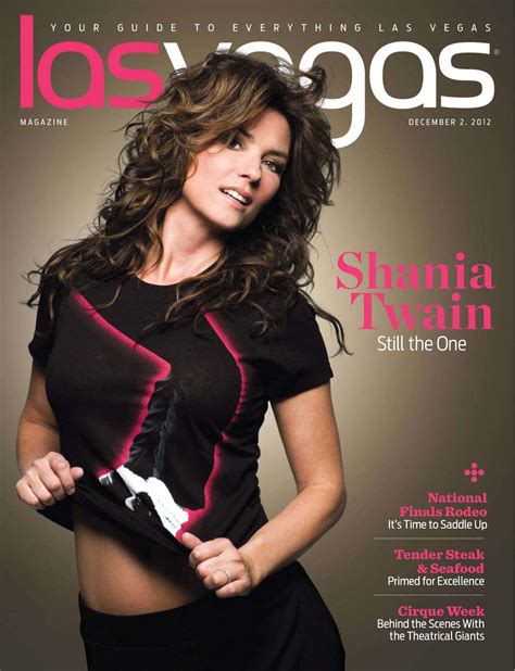 Shania Twain – Las Vegas Magazine (Dec 2012) | GotCeleb