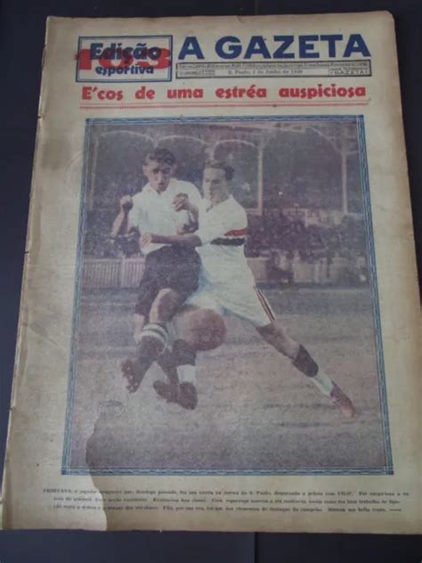 GAZETA ESPORTIVA BRAZIL Football Newspaper 1930 # 103 Corinthians x Sao Paulo £150.00 - PicClick UK