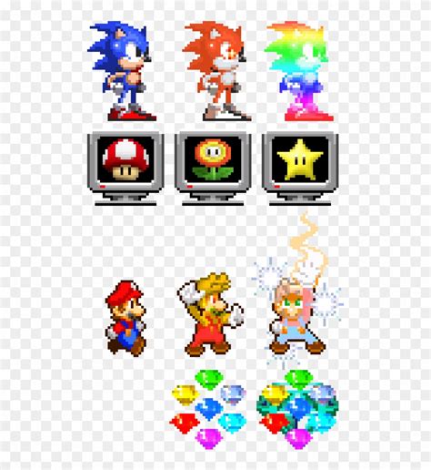 Mario Power Up Sprites, HD Png Download - 500x1000(#6561973) - PngFind