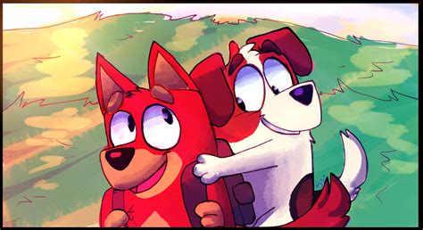 Bluey - Rusty and Jack by Koili on DeviantArt