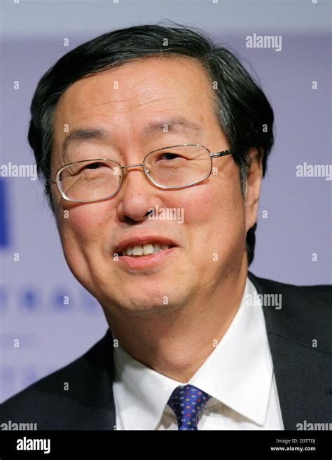 The Governor of the People's Bank of China Zhou Xiaochuan pictured a meeting of the ECB in ...