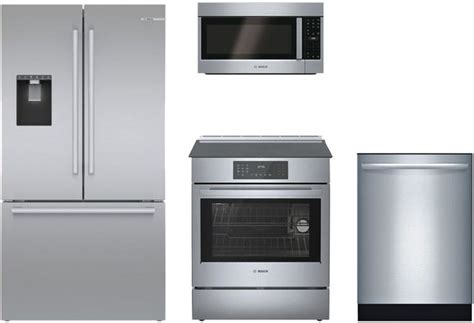 Bosch 4 Piece Stainless Steel Kitchen Package | Myers Appliance