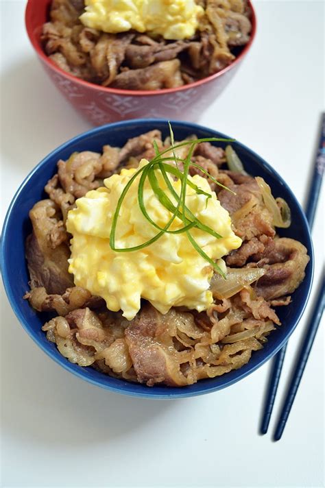 Gyudon (Beef Bowl) - Jaja Bakes - jajabakes.com