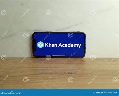 Khan Academy Logo Displayed on Mobile Phone Editorial Stock Image ...