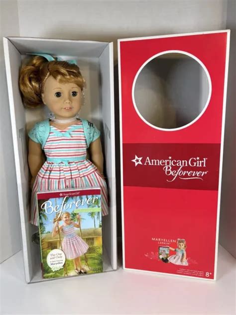 AMERICAN GIRL MARYELLEN Doll Beforever New in Box with Book $136.36 ...